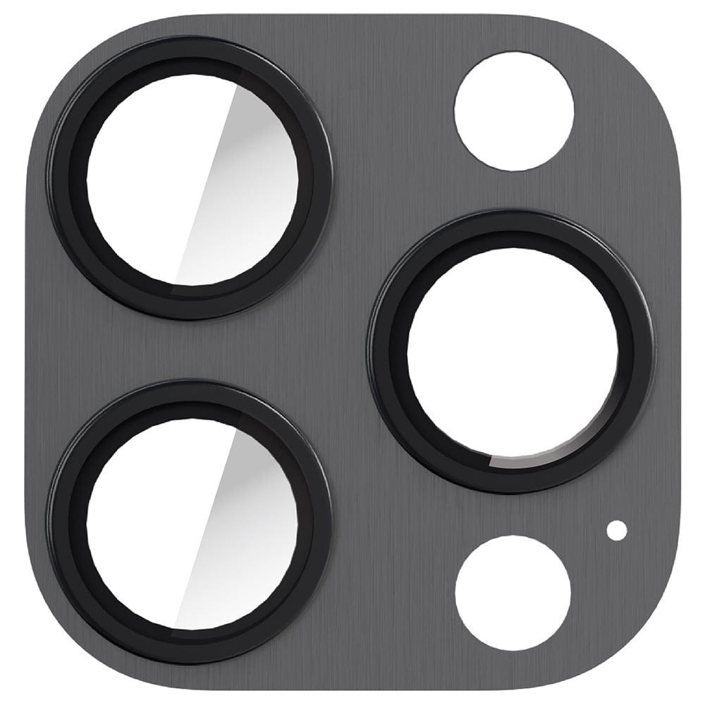 Smartix Premium Aluminium Camera Glass for Iphone 16/16 Plus Black 