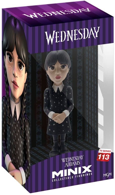 MINIX WEDNESDAY WEDNESDAY ADDAMS COLLECTIBLE FIGURE