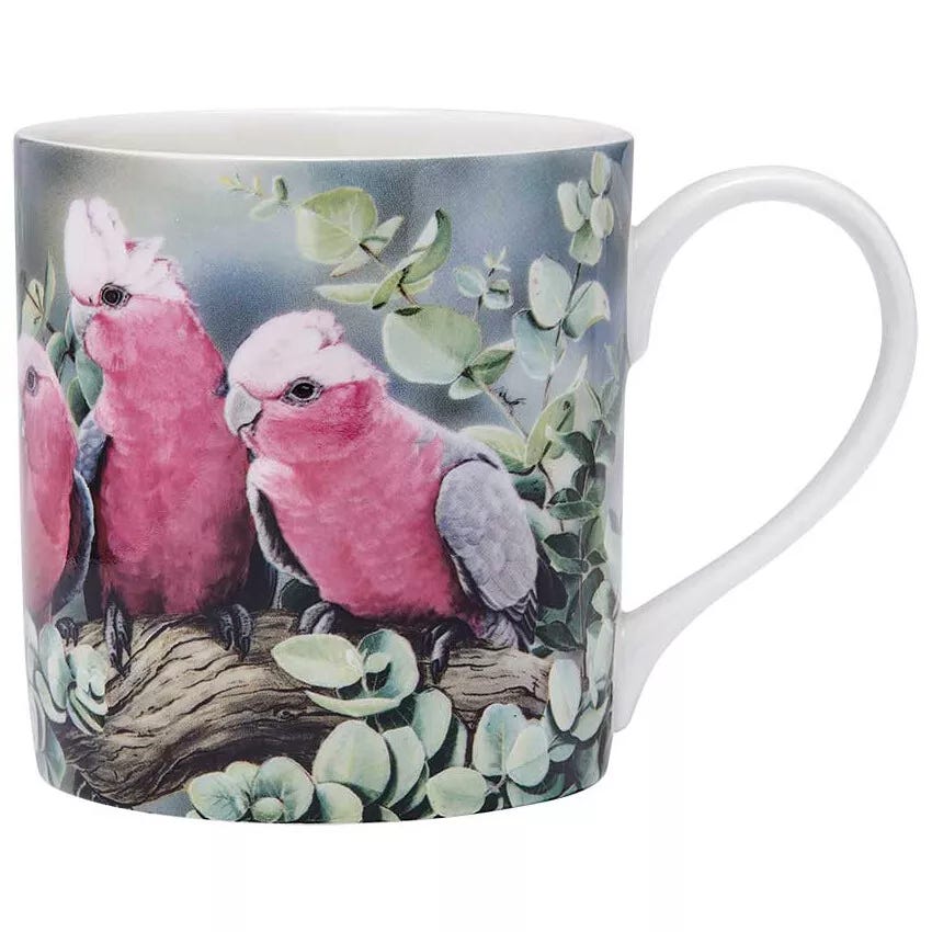 AUS BIRD & FLORA GALAH CITY MUG