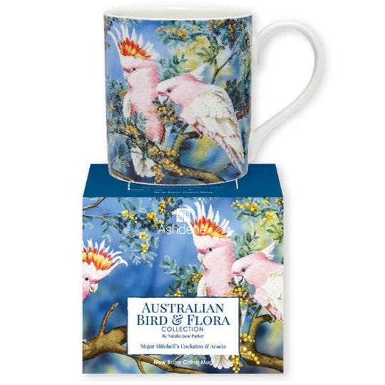 AUS BIRD & FLORA MAJOR MITCHELL CITY MUG