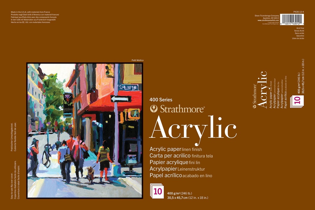 STR 400 Acryl Pad 400GR 31X46 10Sh