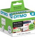 Dymo address label - 54x 70 mm -