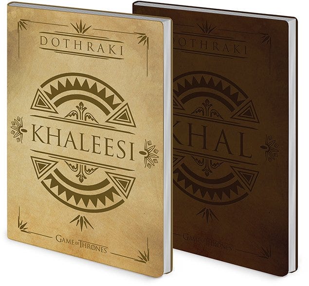 GAME OF THRONES - DOTHRAKI (FLEXI COVER A5 NOTEBOOK)