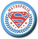SUPERMAN - METROPOLIS (BUTTON BADGE)