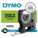 D1 tape - 19mm x 7 M - Black/White 45014