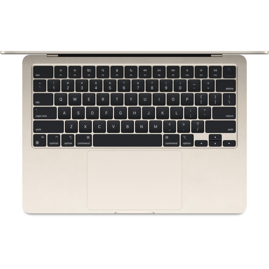 Apple MacBook Air 13" M3 chip with 8-core CPU and 10-core GPU, 16GB, 512GB SSD KB- ENG/ARB - Starlight
