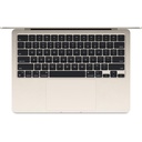 Apple MacBook Air 13" M3 chip with 8-core CPU and 10-core GPU, 16GB, 512GB SSD KB- ENG/ARB - Starlight