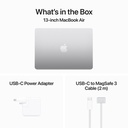 Apple MacBook Air 13" M3 chip with 8-core CPU and 10-core GPU, 8GB, 512GB SSD KB- ENG/ARB- Silver