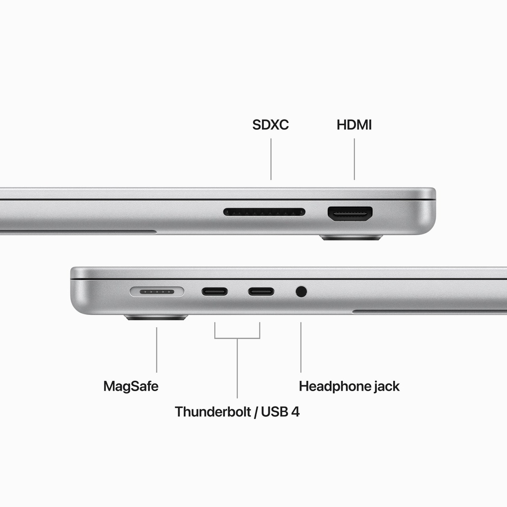 Apple  MacBook Air 15-inch M3 chip with 8-core CPU and 10-core GPU, 8GB, 512GB SSD - Silver Consmt 