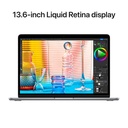 Apple MacBook Air 13'' M2 chip with 8-core CPU and 8-core GPU, 256GB - Space Grey