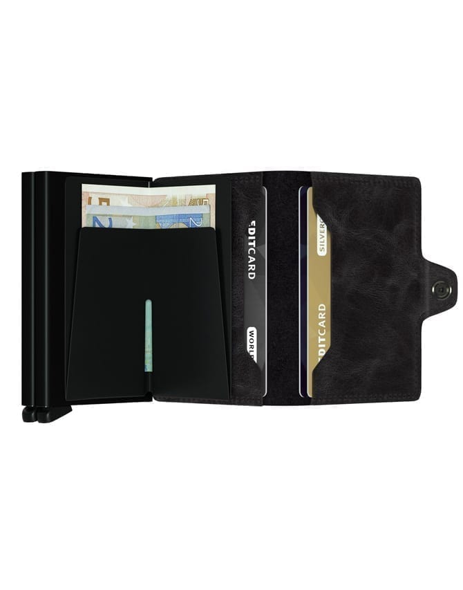 Twinwallet Vintage TV-Black