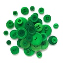 Buttons Craft 3x0.5cm Green