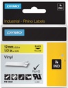 Rhino Pro Vinyl tape - 12mm x 5.5 M - Yellow - 18432