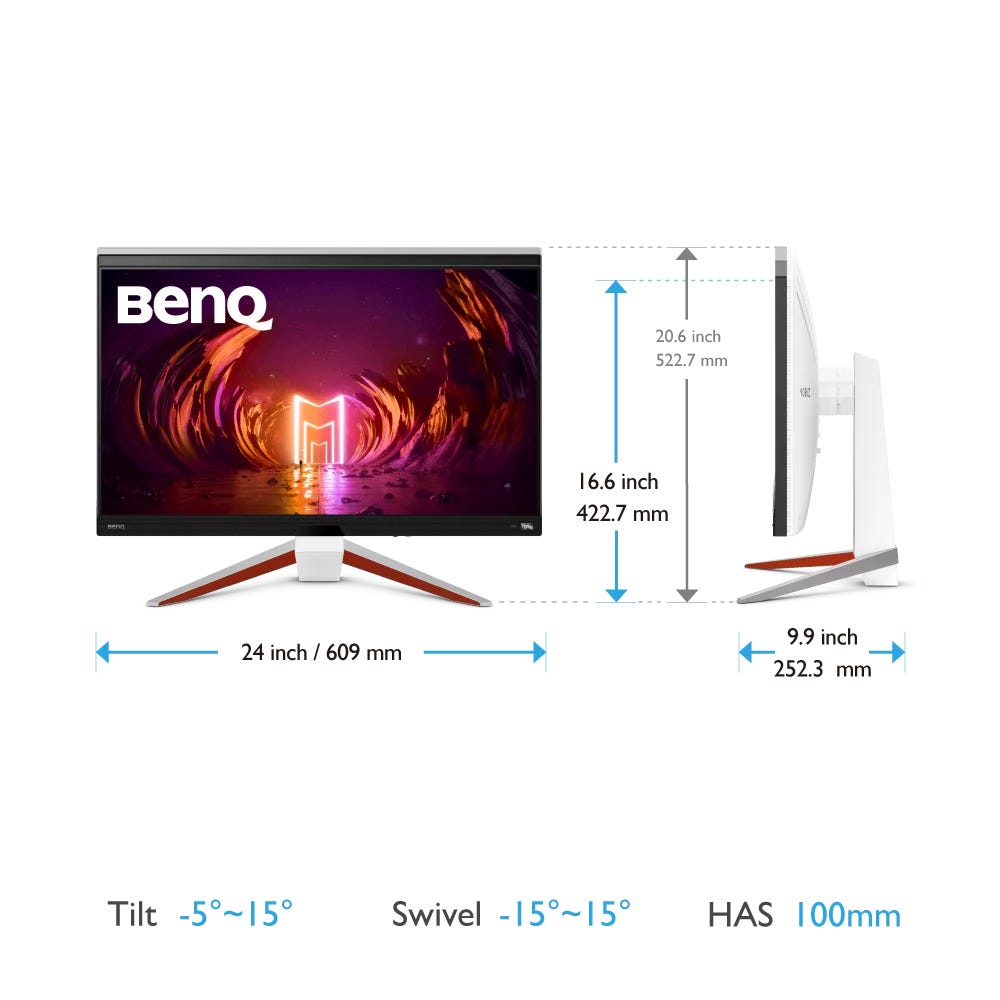BENQ EX2710U MOBIUZ 27" IPS 4K 144HZ GAMING MONITOR W VRR