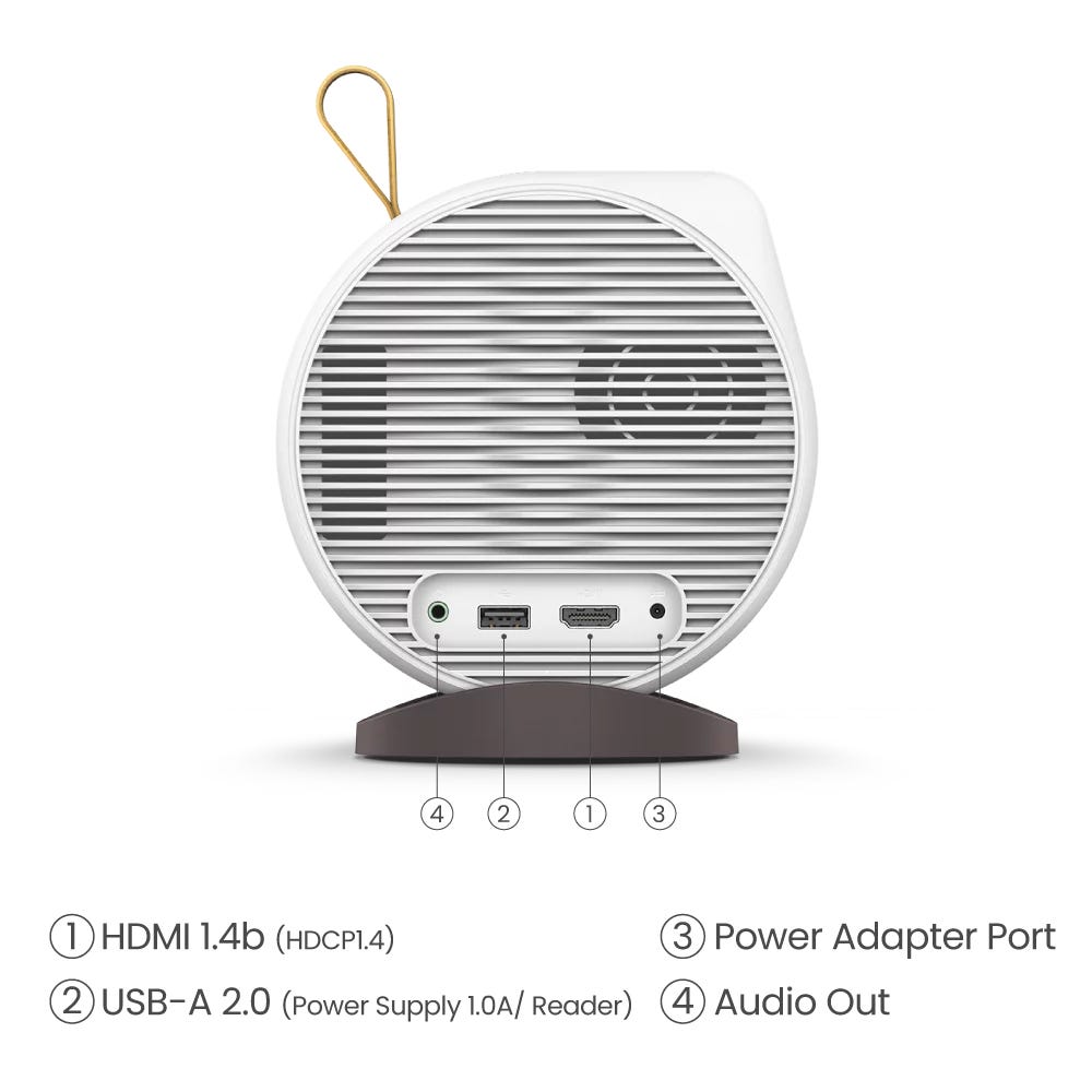 BENQ GV11 SMART PORTABLE PROJECTOR W ROTATING ANGLE, ANDROID TV, WIRELESS CASTING