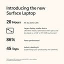MICROSOFT SURFACE LAPTOP COPILOT+ X ELITE/16GB/512GB SSD/WIN 11/13.8" HDR PLATINUM