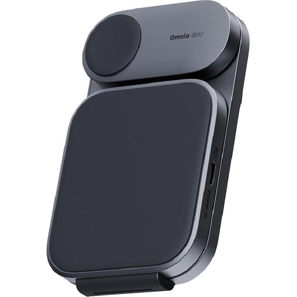 AUKEY LC-MC312-GY Gray Foldable 3-in-1 Magnetic Wireless Charger