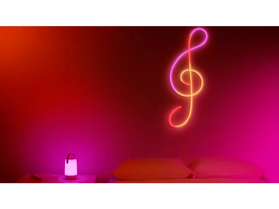WiZ Smart Neon flex strip 3m kit, APP, Voice control, space senser
