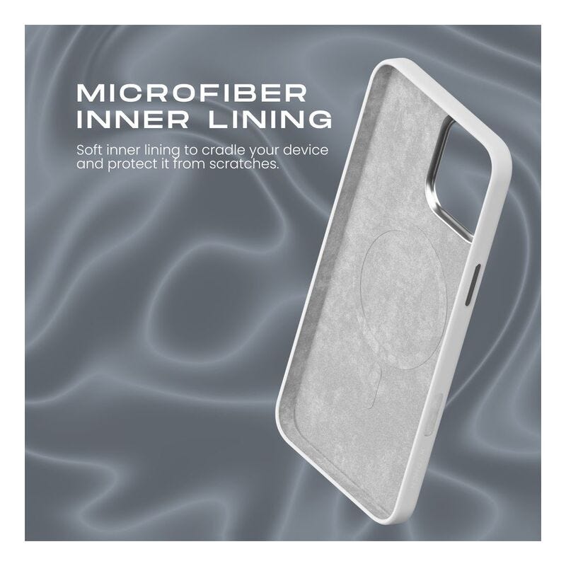 HYPHEN TINT Silicone MagSafe Case - White - iPhone 16 Pro - 6.3