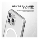 HYPHEN LUCD Crystal Clear MagSafe Case - iPhone 16 Pro Max - 6.9 Anti-Yellowing Technology