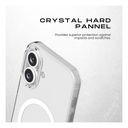 HYPHEN LUCD Crystal Clear MagSafe Case - iPhone 16 Plus - 6.7 Anti-Yellowing Technology