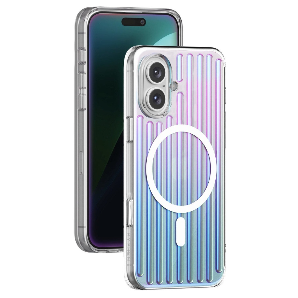 HYPHEN IRIS MagSafe Protective Ridges Case - iPhone 16 Plus - 6.7