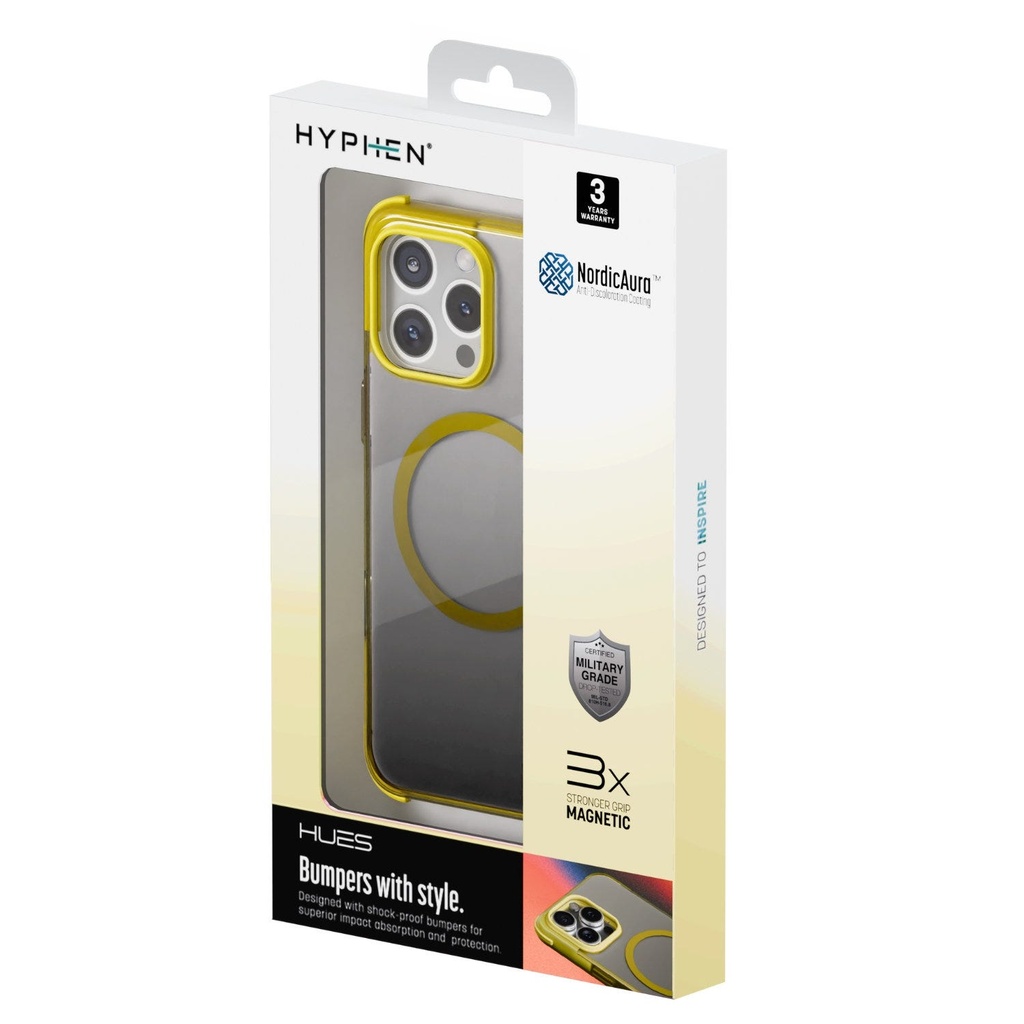 HYPHEN HUES Bumper MagSafe Case - Yellow - iPhone 16 Pro Max - 6.9