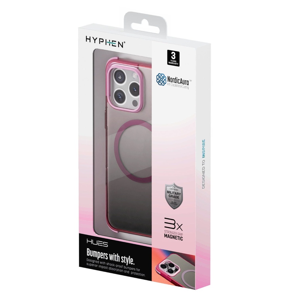HYPHEN HUES Bumper MagSafe Case - Pink - iPhone 16 Pro Max - 6.9