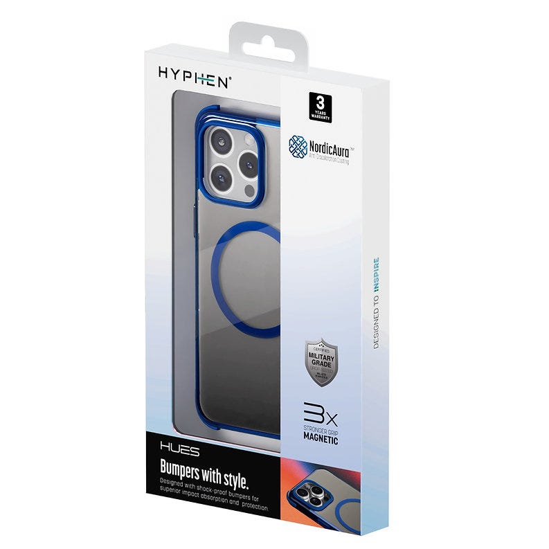 HYPHEN HUES Bumper MagSafe Case - Blue - iPhone 16 Pro - 6.3