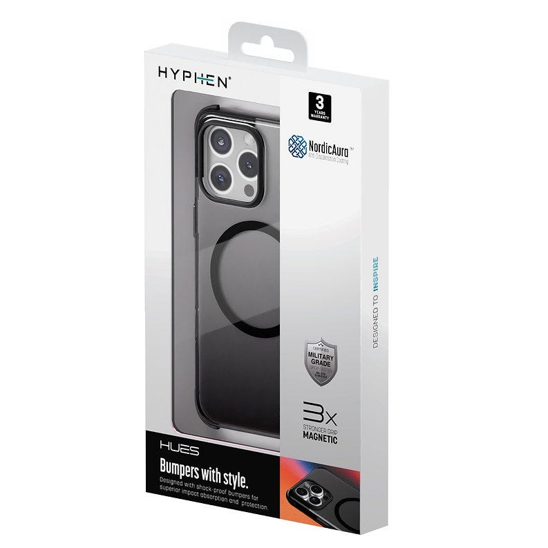 HYPHEN HUES Bumper MagSafe Case - Black - iPhone 16 Pro Max - 6.9