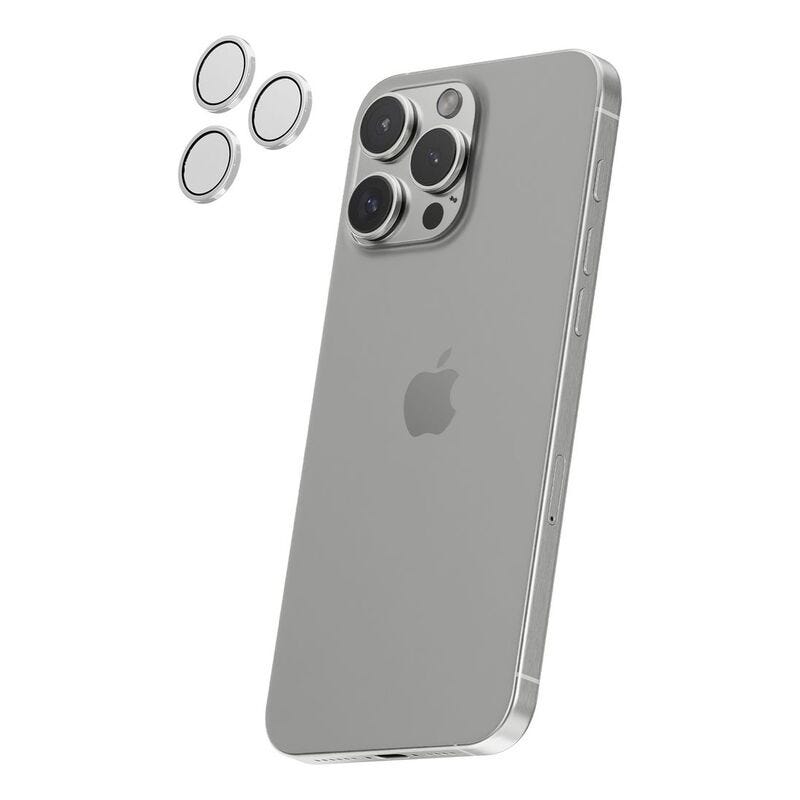 HYPHEN Camera Lens Protector- White - iPhone 16 Pro/Pro Max with Self Installation Board