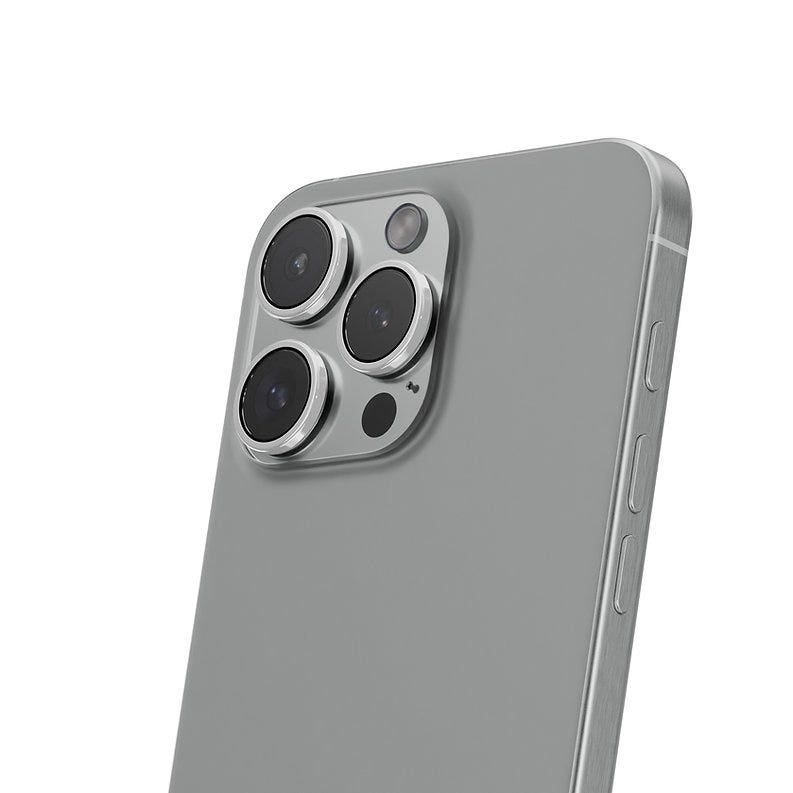 HYPHEN Camera Lens Protector- Gray - iPhone 16 Pro/Pro Max with Self Installation Board"
