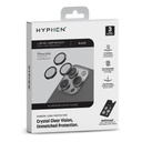 HYPHEN Camera Lens Protector- Black - iPhone 16 Pro/Pro Max with Self Installation Board"