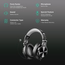OneOdio A71D Wired Gaming Headphones Black