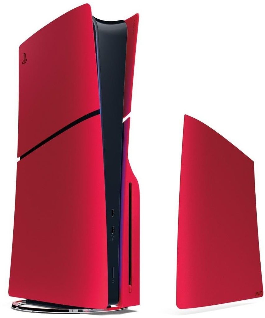 PS5 Disk Slim Console Covers - Red