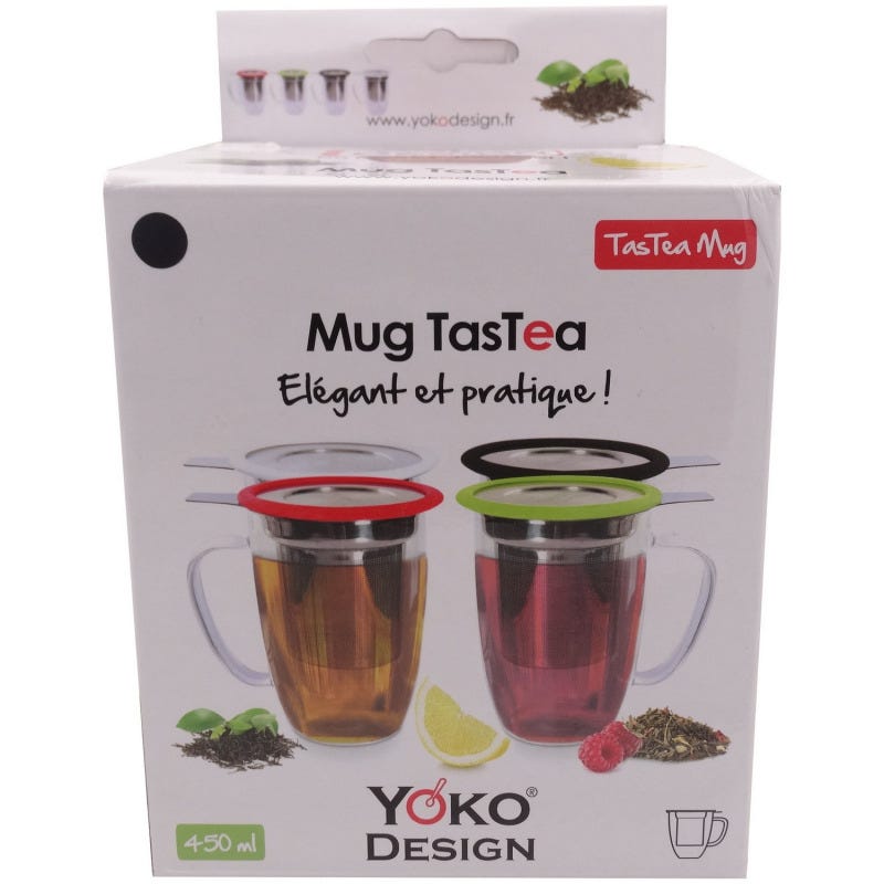 MUG TASTEA 450 ML NOIR/7930C