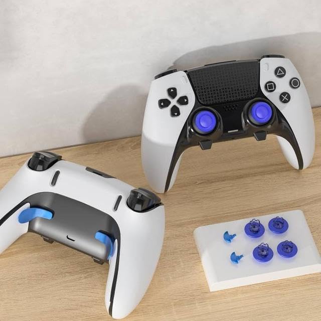 Porodo Gaming 8in1 Thumb Stick & Back Keys for Edge Controller Blue