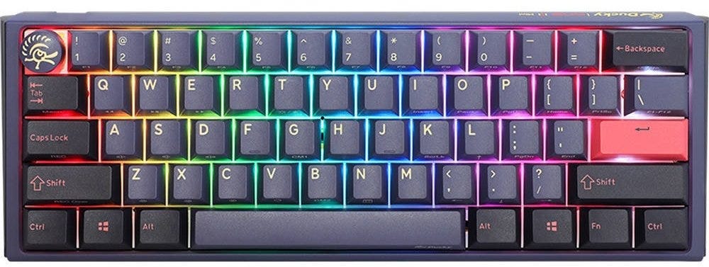 Ducky One 3 TKL Wired Mechanical Gaming Keyboard - Blue Switch - Cosmic - لوحة مفاتيح