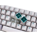 Ducky One 3 Mini Aura 60% Wired Mechanical Gaming Keyboard - Red Switch - Mist - لوحة مفاتيح