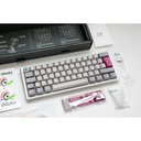 Ducky One 3 Mini Aura 60% Wired Mechanical Gaming Keyboard - Brown Switch - Mist - لوحة مفاتيح
