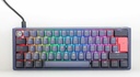 Ducky One 3 Mini Aura 60% Wired Mechanical Gaming Keyboard - Brown Switch - Cosmic - لوحة مفاتيح