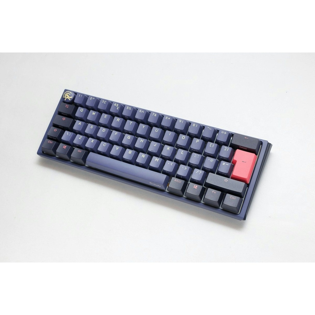Ducky One 3 Mini Aura 60% Wired Mechanical Gaming Keyboard - Brown Switch - Cosmic - لوحة مفاتيح