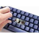 Ducky One 3 Mini Aura 60% Wired Mechanical Gaming Keyboard - Brown Switch - Cosmic - لوحة مفاتيح