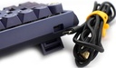Ducky One 3 Mini Aura 60% Wired Mechanical Gaming Keyboard - Blue Switch - Cosmic - لوحة مفاتيح