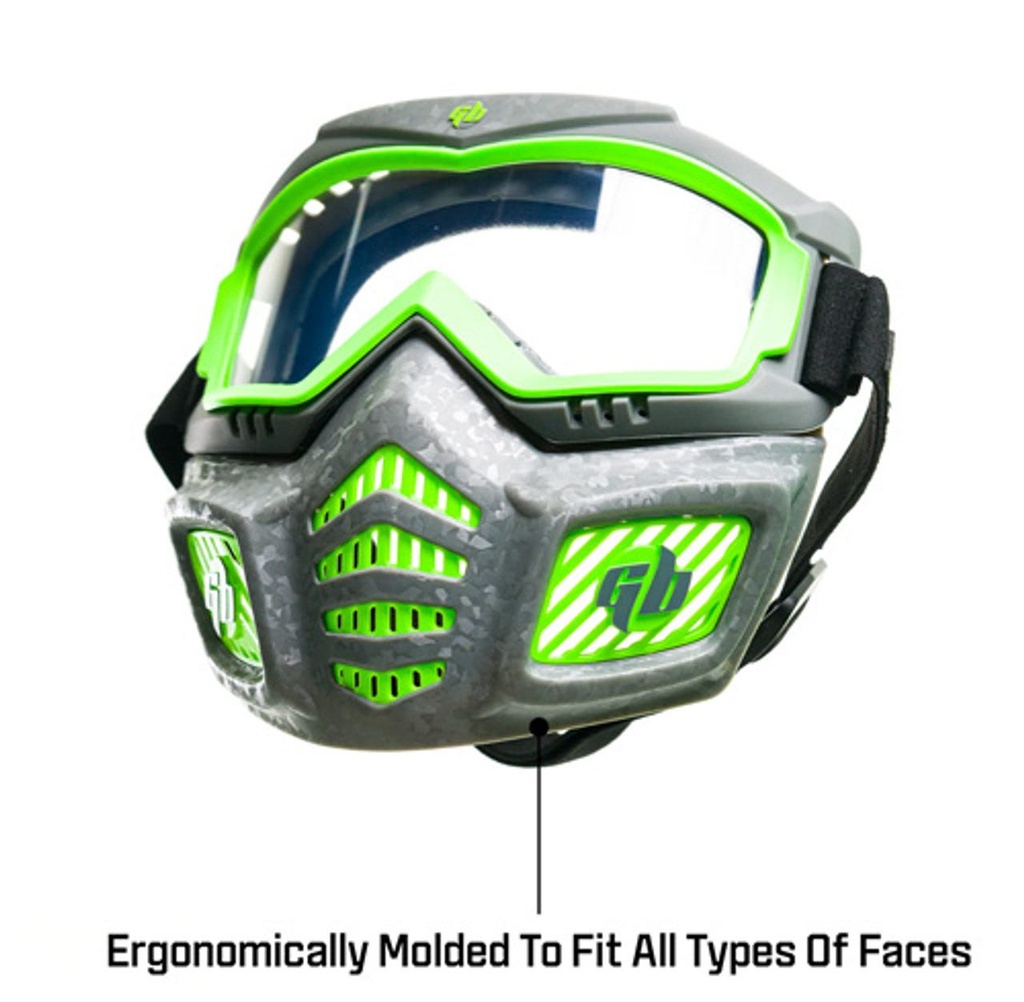 Elite Facemask Accessory With Glow Eye Ring