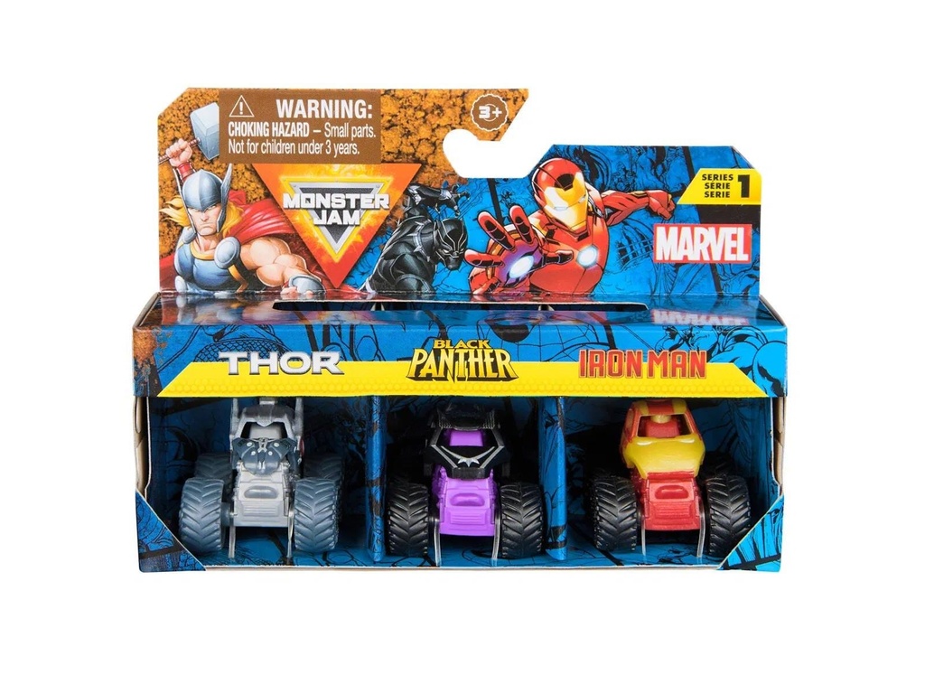 MONSTER JAM MINI MARVEL BUNDLE