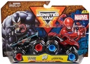 MONSTER JAM MARVEL VEHICLES 1:64 2-PK