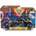 MONSTER JAM MARVEL VEHICLES 1:64 2-PK