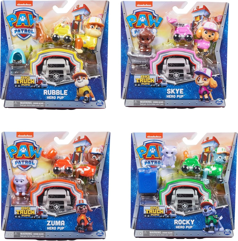 PAW PATROL BIG TRUCK HERO PUPS ASST.