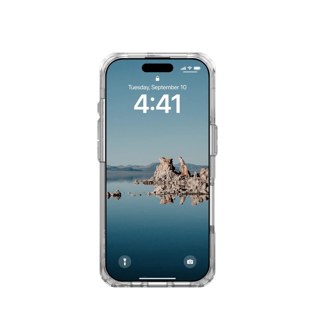 UAG Plyo Magsafe for iPhone 16 pro Ice/White,Armor Shell and Impact-Resistant Soft Core,8 Ft/5.4 M
